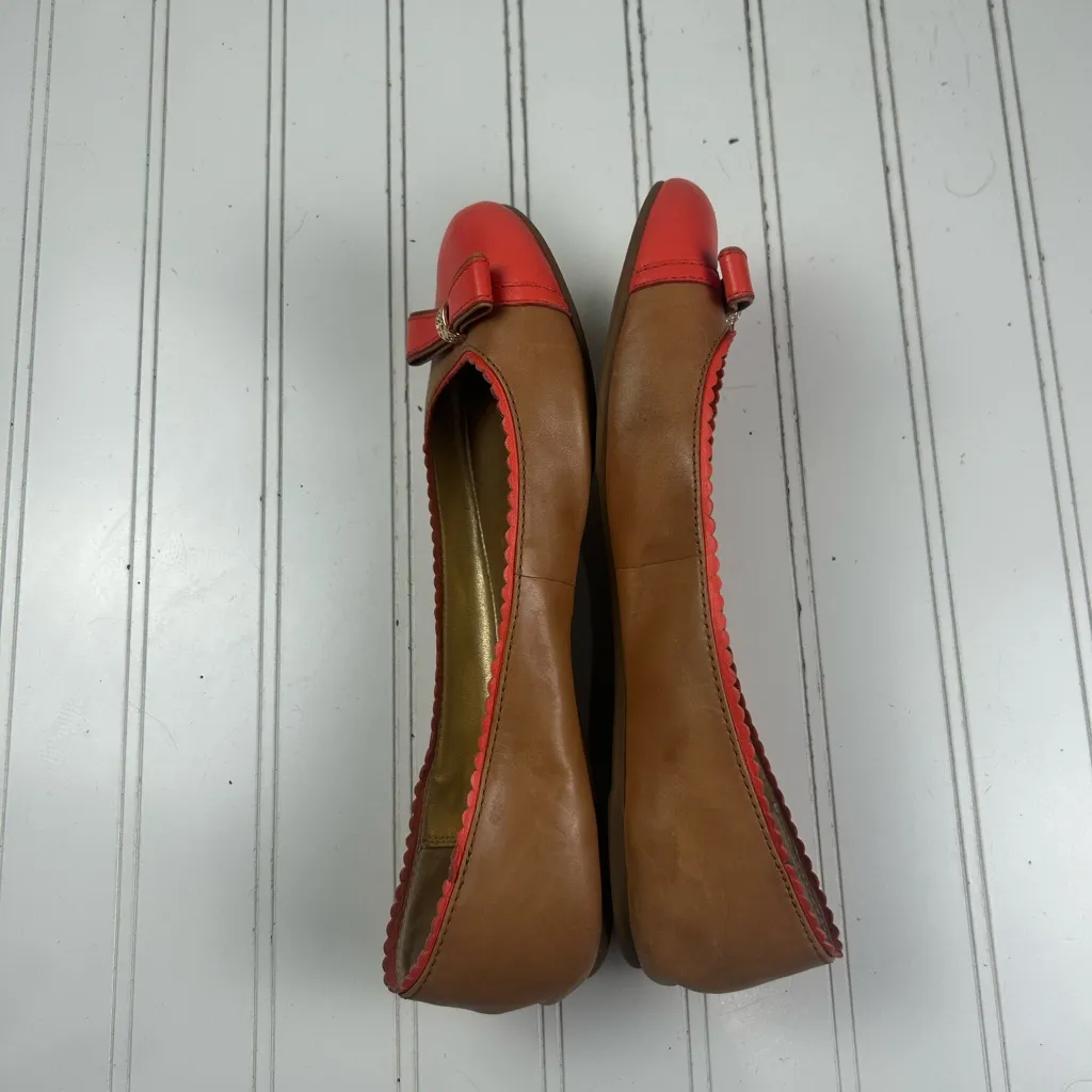 Coach Dorie Ginger Cerise Leather Ballet Flats Women’s Size 9B - Image 10