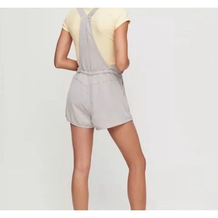 Wilfred Free Aritzia Beatriz Romper‎ In Ashen Sz Large Preppy Summer Flaw - Image 2
