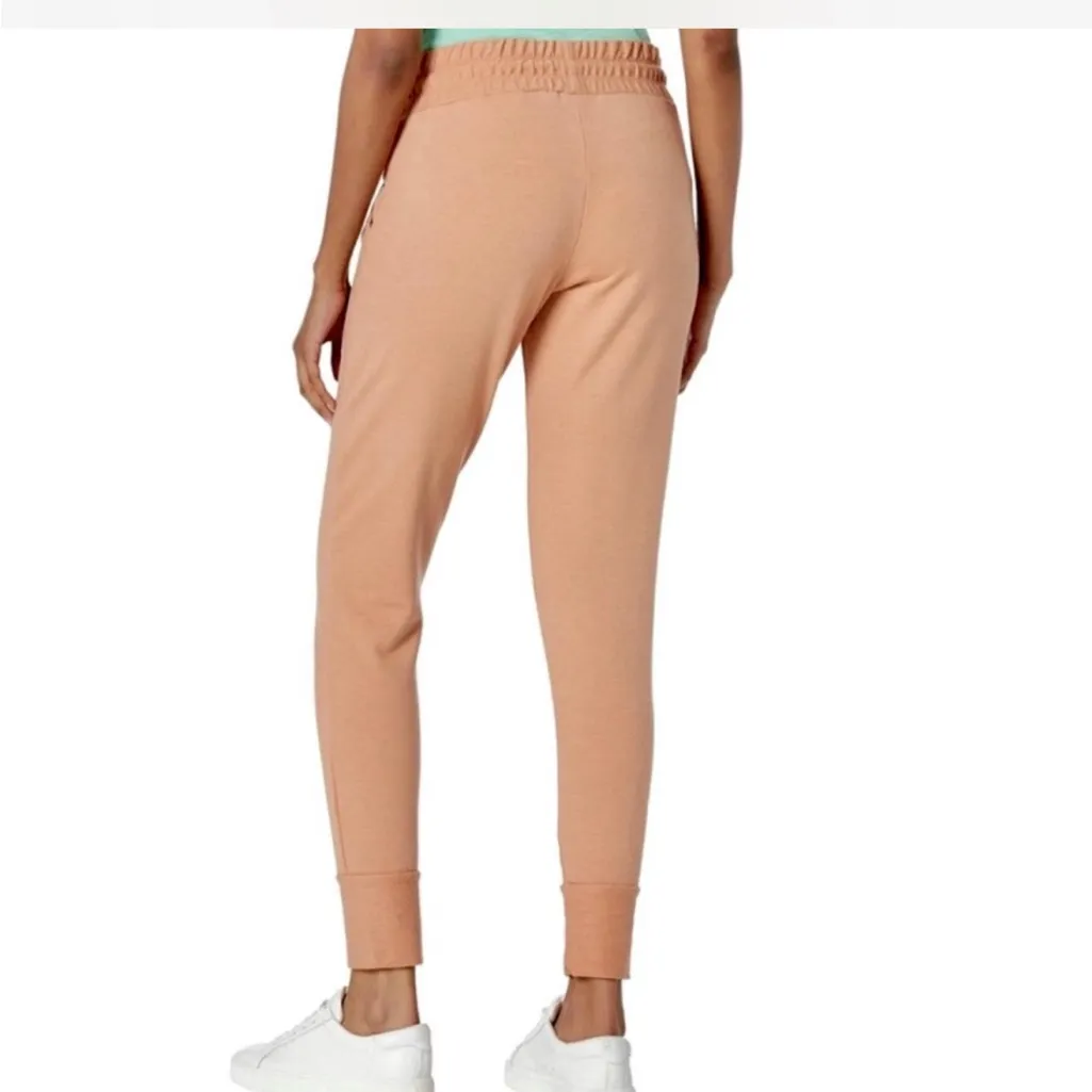 Free People Movement Sunny Mid Rise Joggers Pants Orange Peach M - Image 3