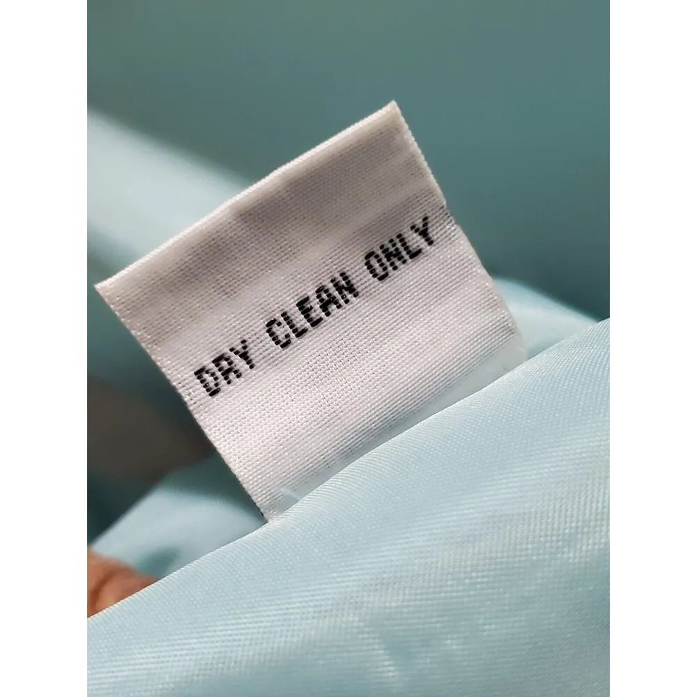 Morgan Miller Women Blue Polyester Single Breasted Blazer & Skirt 2 Pcs Suit 10P - Image 13