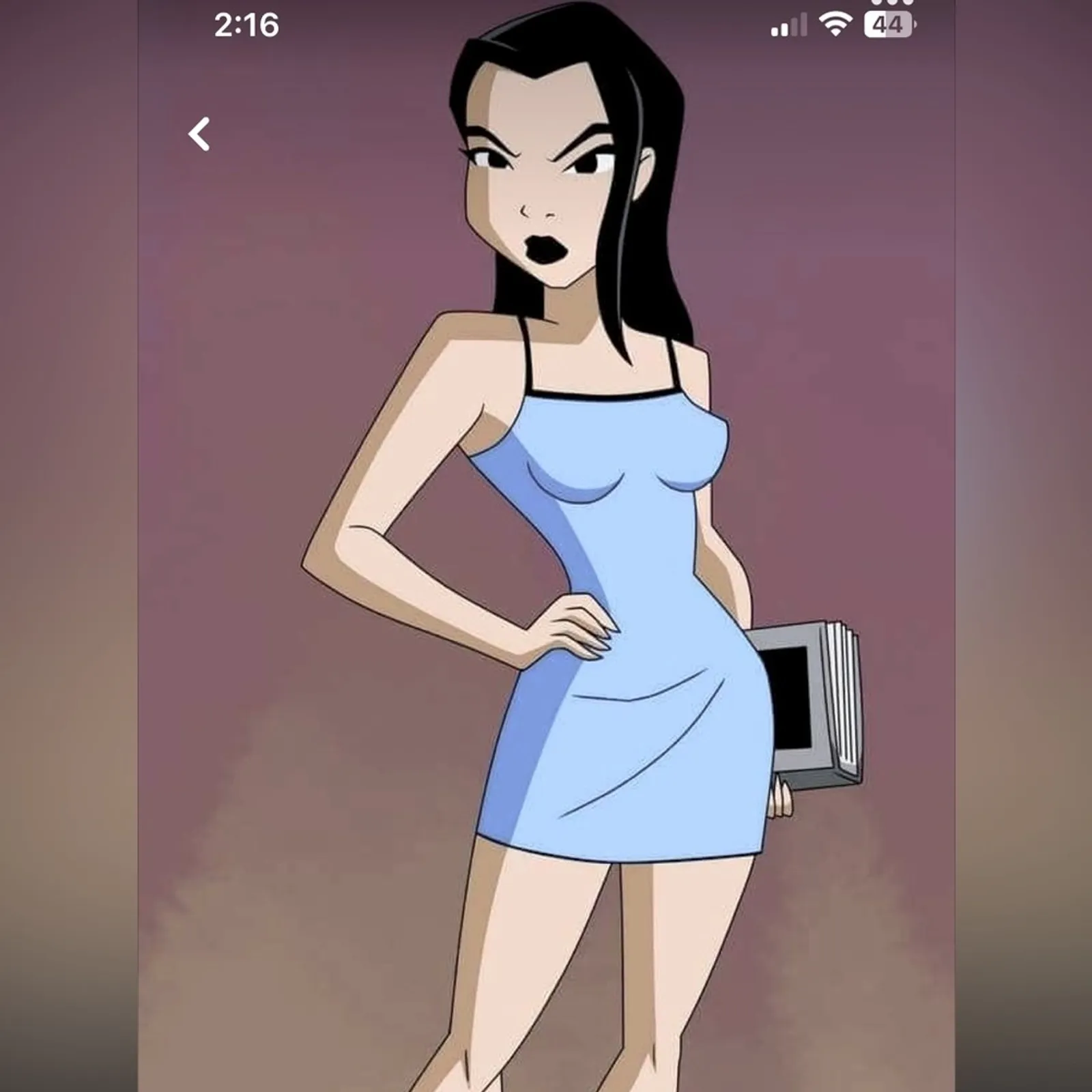 Batman beyond Dana cosplay dress Blue - Image 2