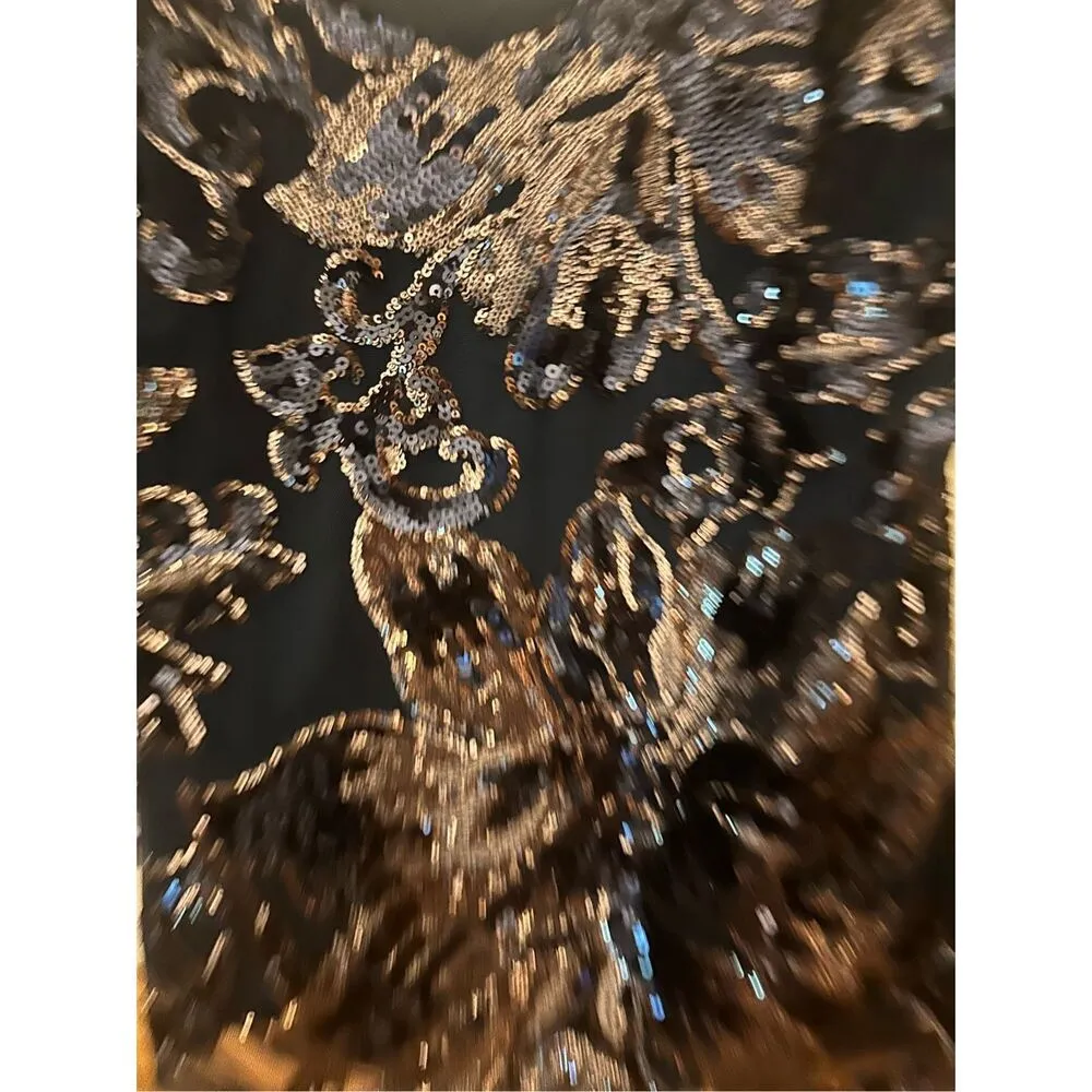 White House Black Market NWT Sequins Formal Cami Size XS/ Holiday/Cocktail/Party - Image 2