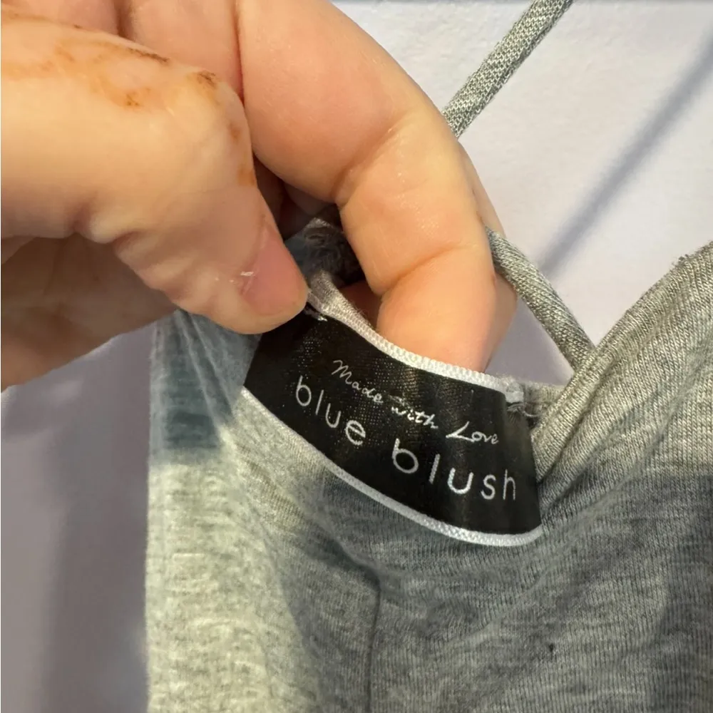 Blue Blush grey knotted soft romper - Image 5