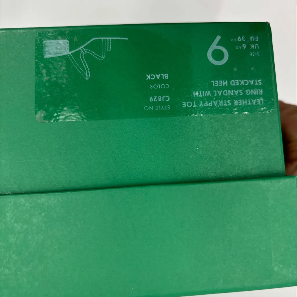 J.Crew Toe-ring block-heel sandals in leather - Image 6