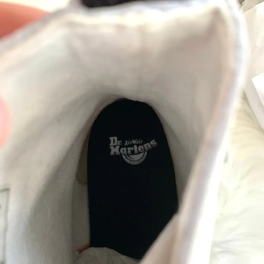 Dr. Martens Jetta Zipped Leather Platform Boot in White - Image 13