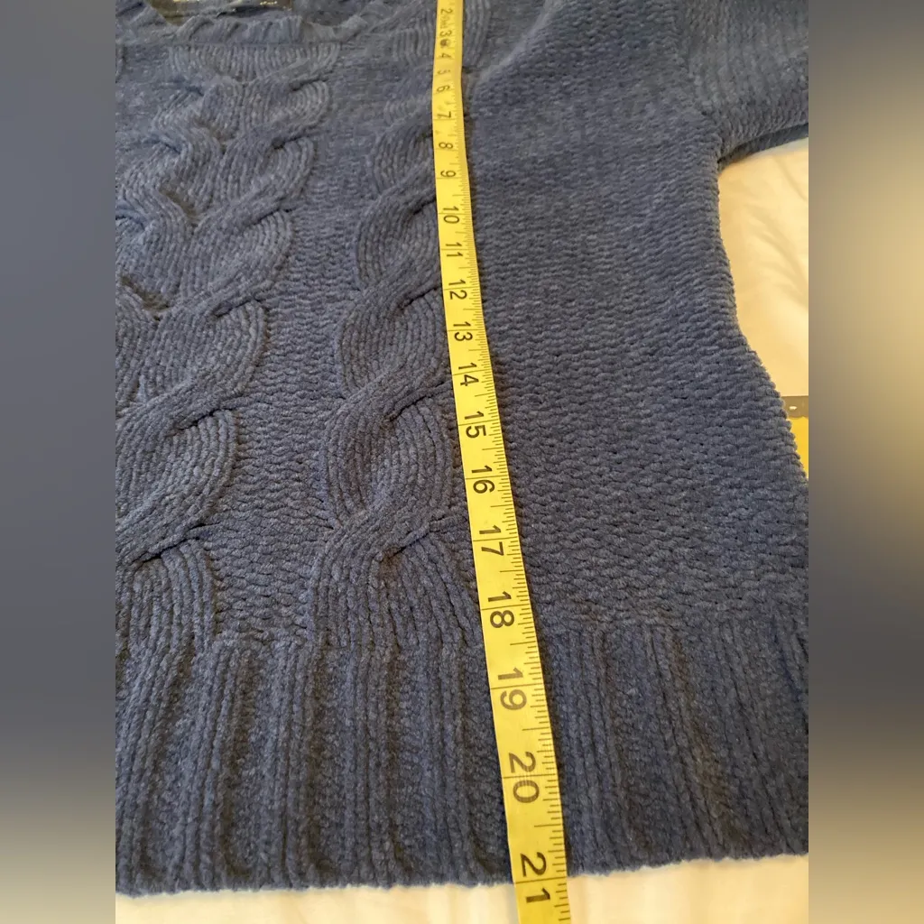 American Eagle Outfitters Dark Blue Crew Neck Sweater size: XS - Image 5