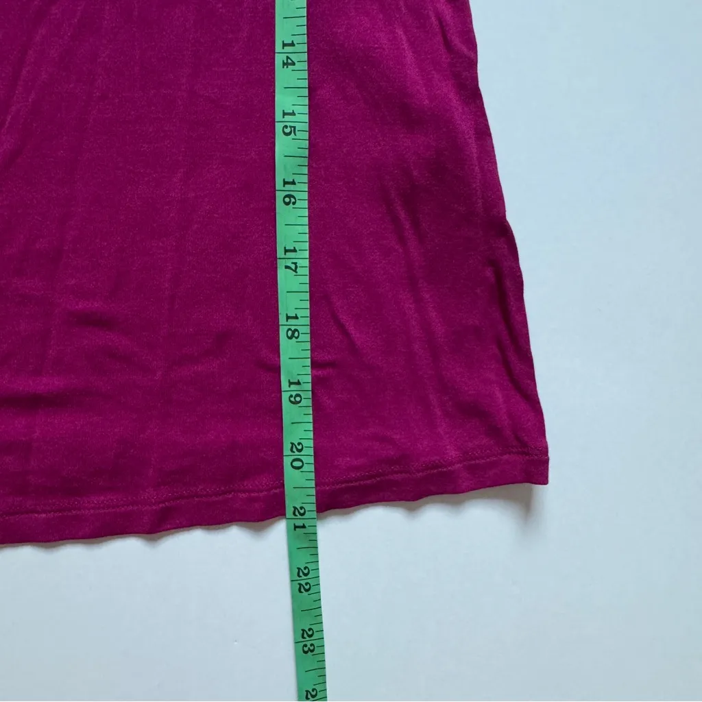 Eileen Fisher Scoop-neck Jersey Tank In Raspberry Size XXS(Fits XS) NWOT - Image 5
