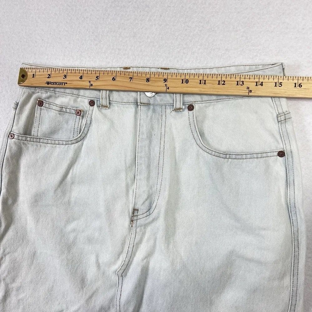 Industry Republic Clothing Jean Maxi Skirt Sz 8 Light Washed Denim Blue - Image 5