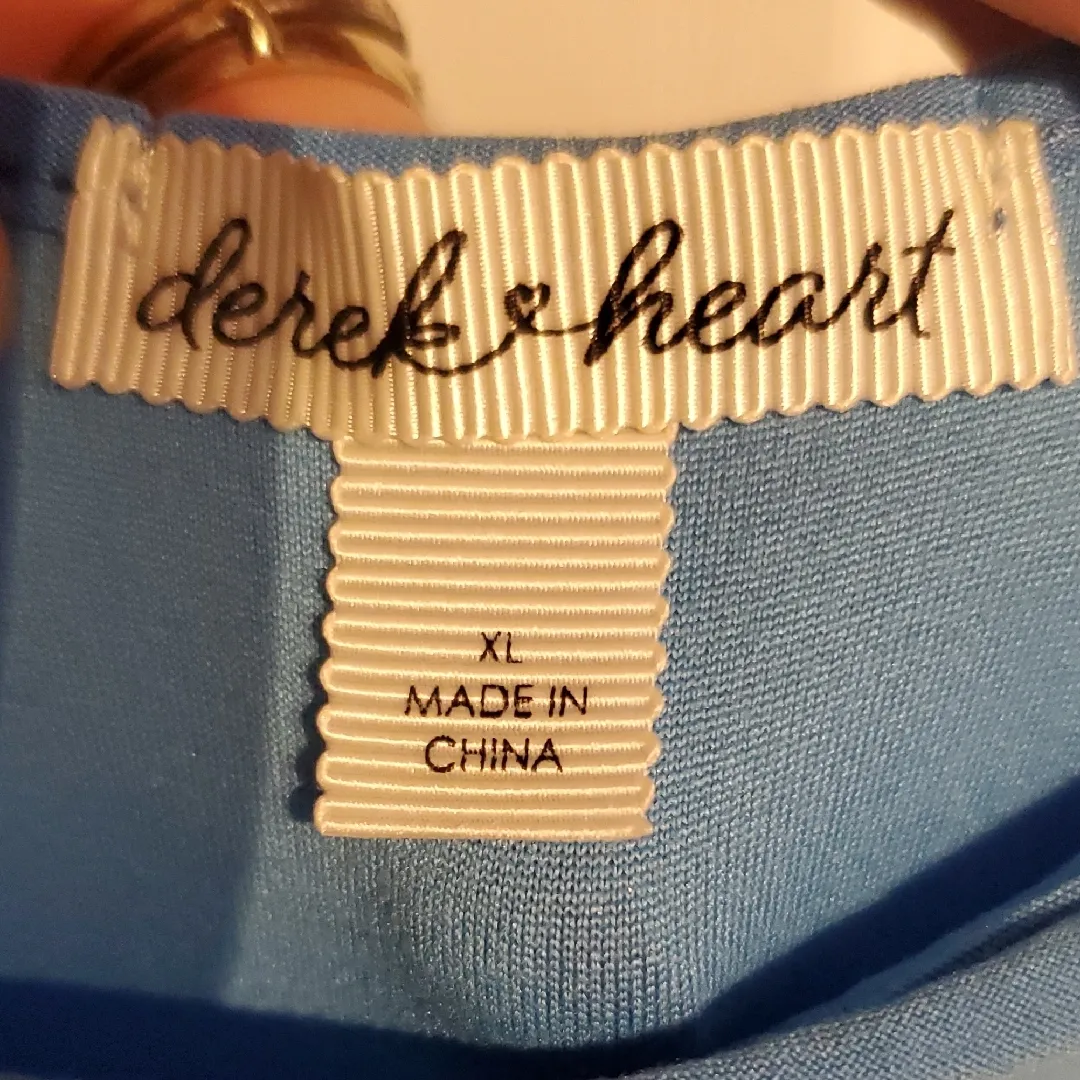 Derek Heart JR Blue Yummy Sleeveless Aquare Neck Maxi Dress - Image 2