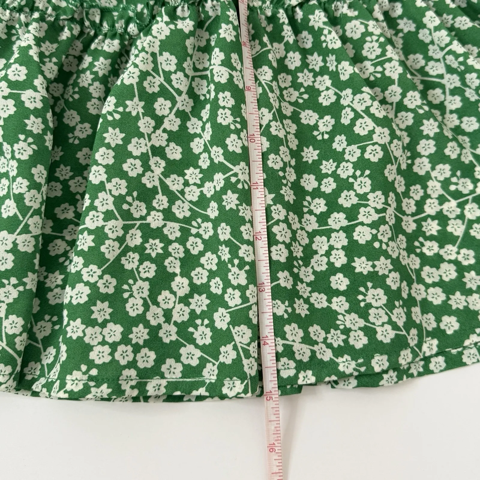 Princess Polly Set women Skirt‎ And Top Size 2 Green Summer Spring Elastic - Image 11