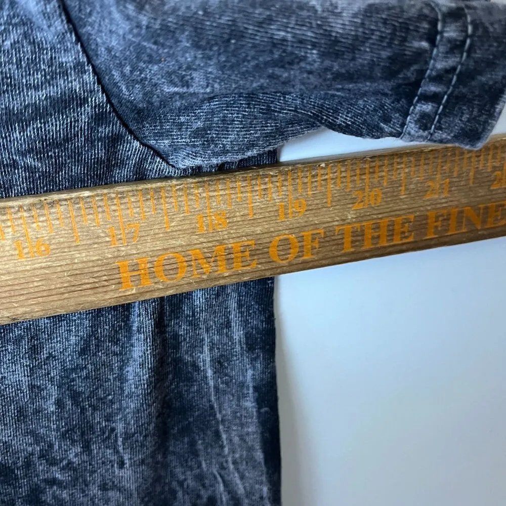 Biggie The What Rap T Shirt Gray Medium M Stone Acid Wash Rapper Artist Graphic - Image 6