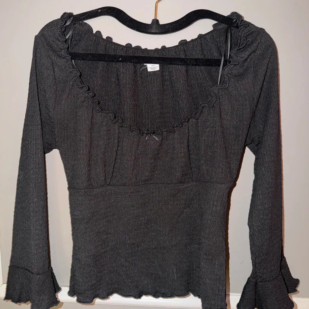 Kimchi Blue  Peasant Top, Size Medium - Image 2