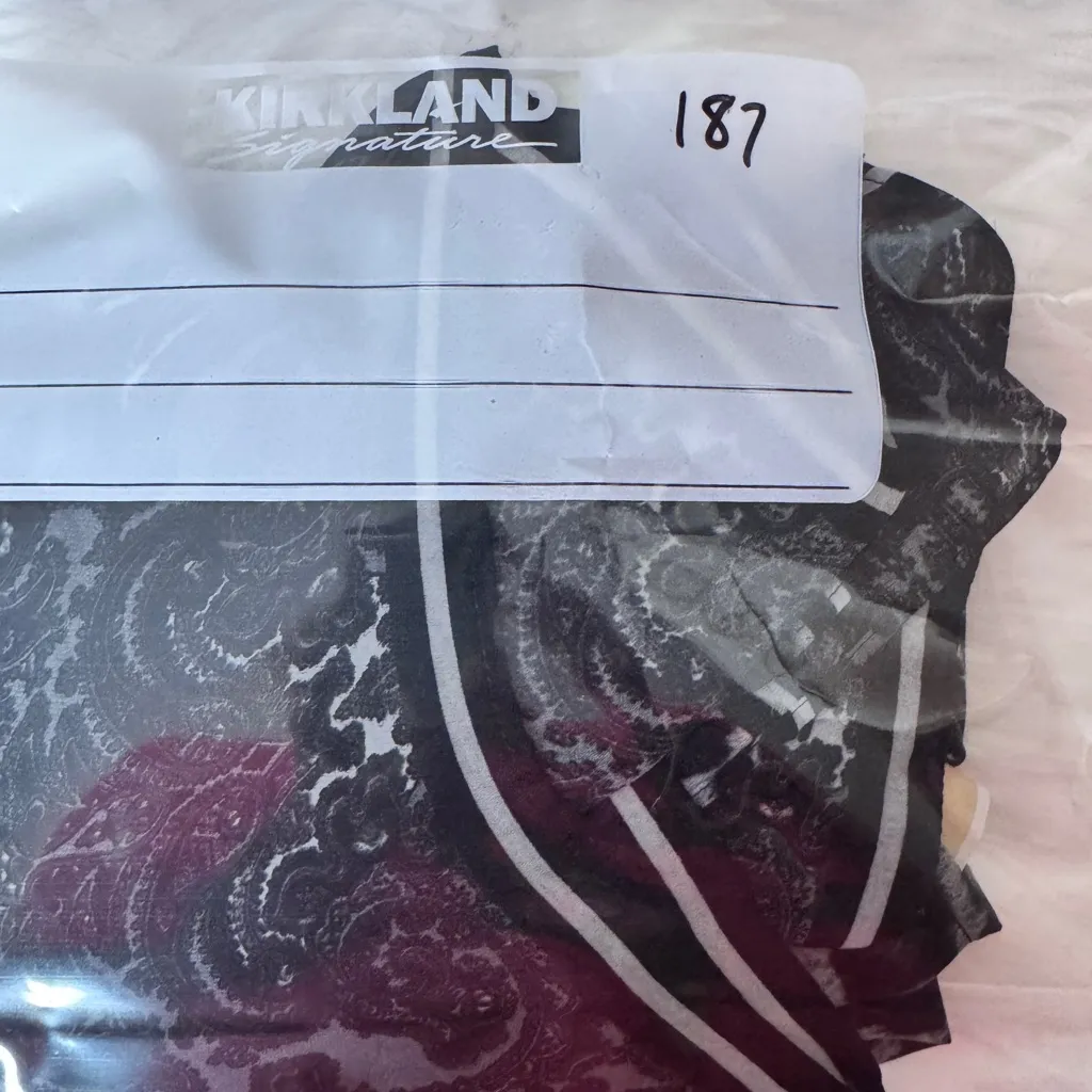 Michael Kors Black and White leopard print 3/4 Sleeve Boxy‎ Tunic sheer size S/M - Image 8