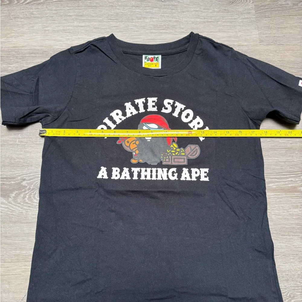 black BAPE the bathing ape pirate store t - Image 2