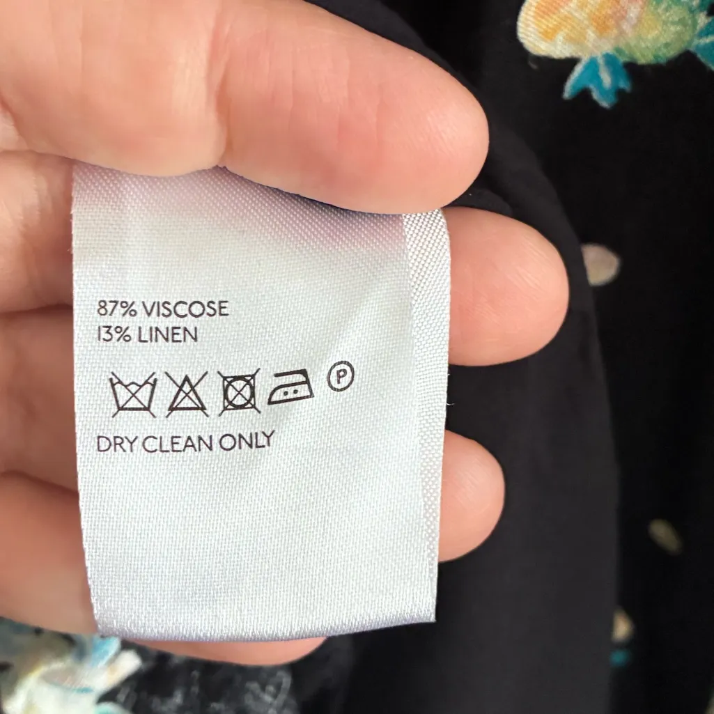 Free People Like A Lady Citrus Printed Mini Dress In Black Combo XS - Image 16