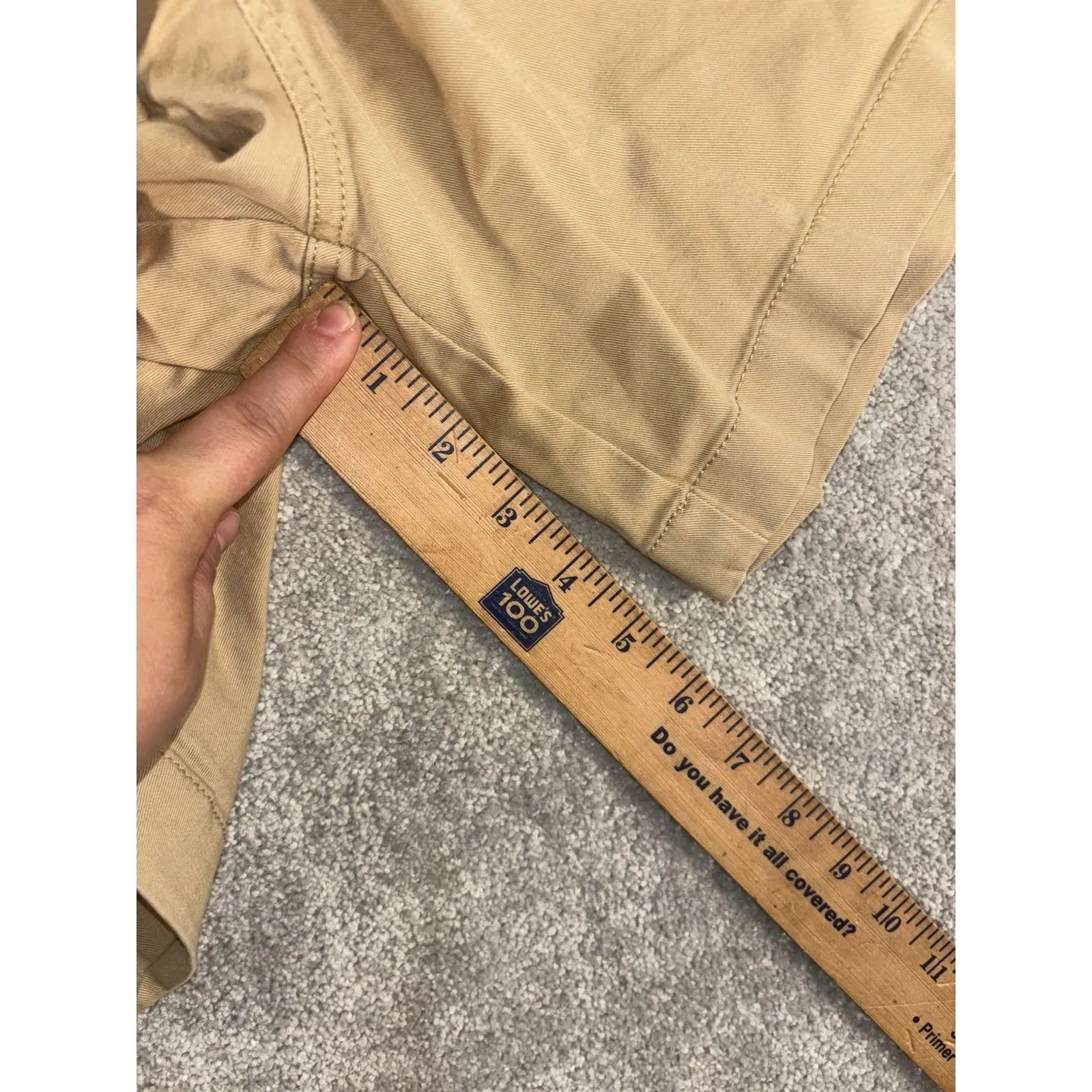 LL Bean‎ Favorite Fit Chino Shorts Womens Size 12 Reg Brown - Image 9