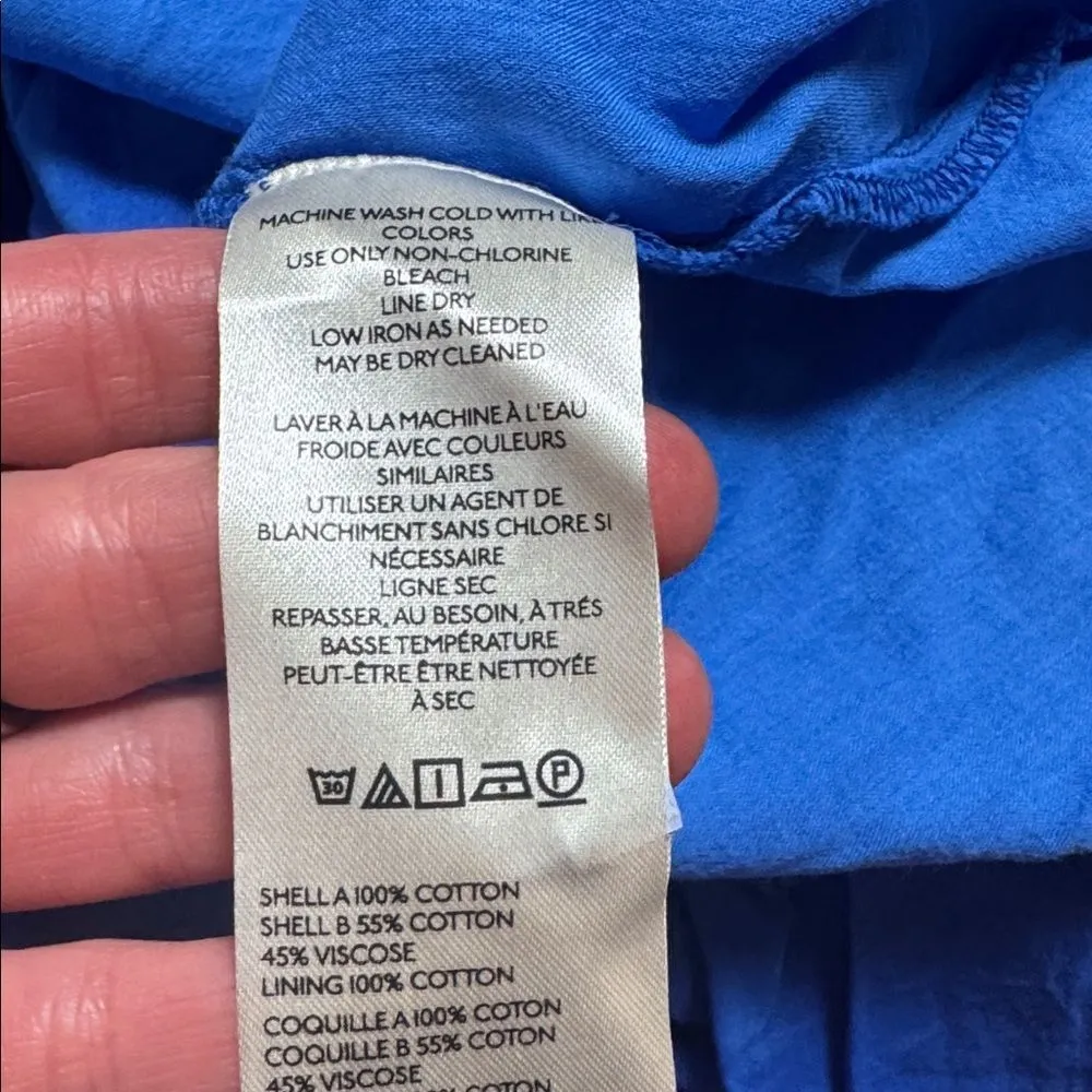 Anthropologie Pilcro Sleeveless Twofer Midi Dress Cornflower Blue M NWT - Image 8