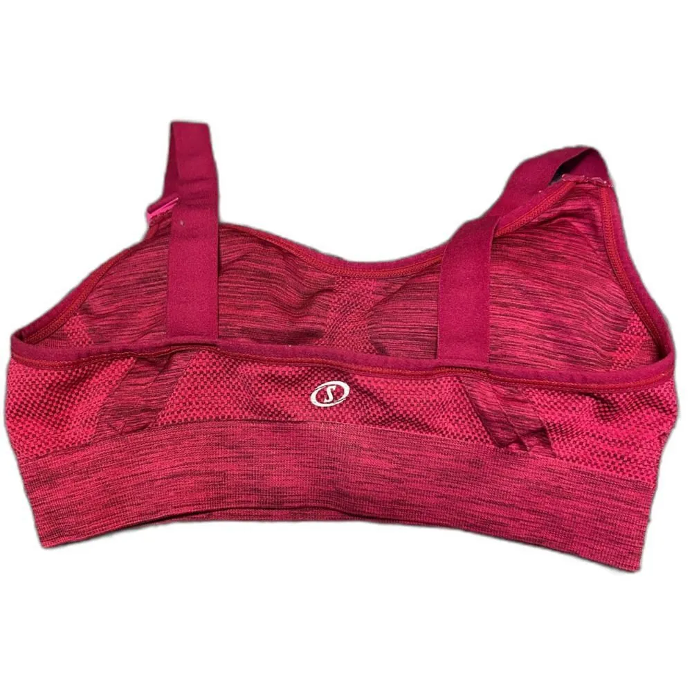 Spalding M/M Pink Heathered Sports Bra - Image 3