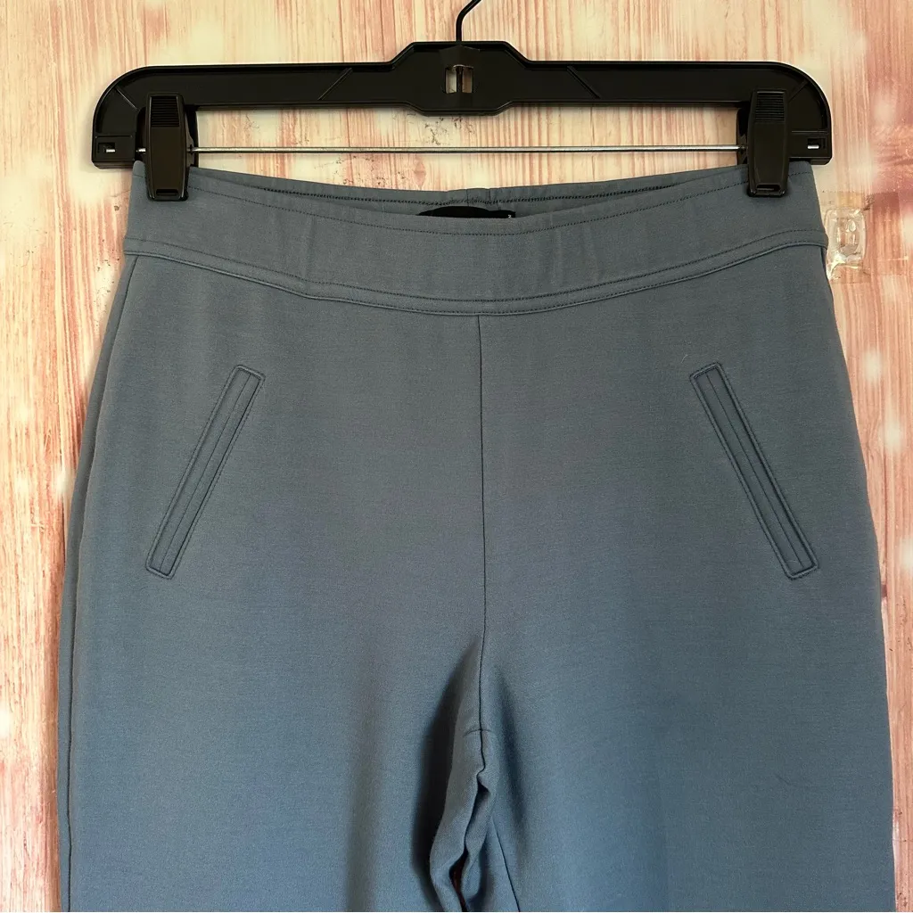 Noir Slate Blue Ponte Knit Pull On Leggings Size XS - Image 2