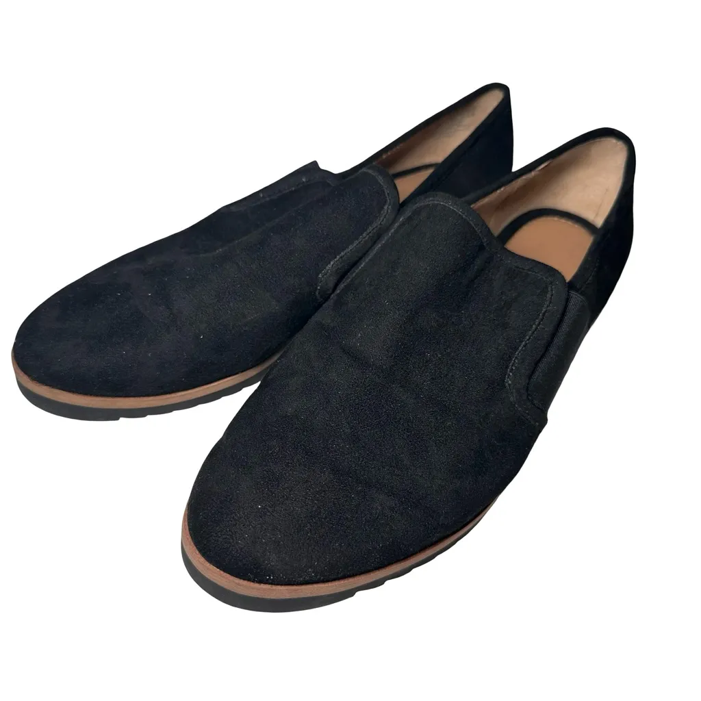 FRANCO SARTO Woman’s ‘Herby’ Black Faux Suede Loafers - Image 5