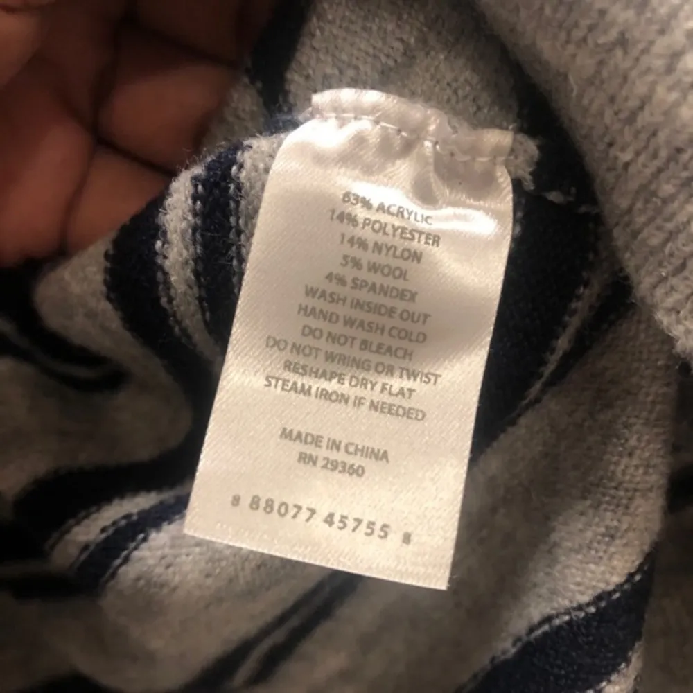 Dip Striped Crewneck Sweater Gray Size XL - Image 8