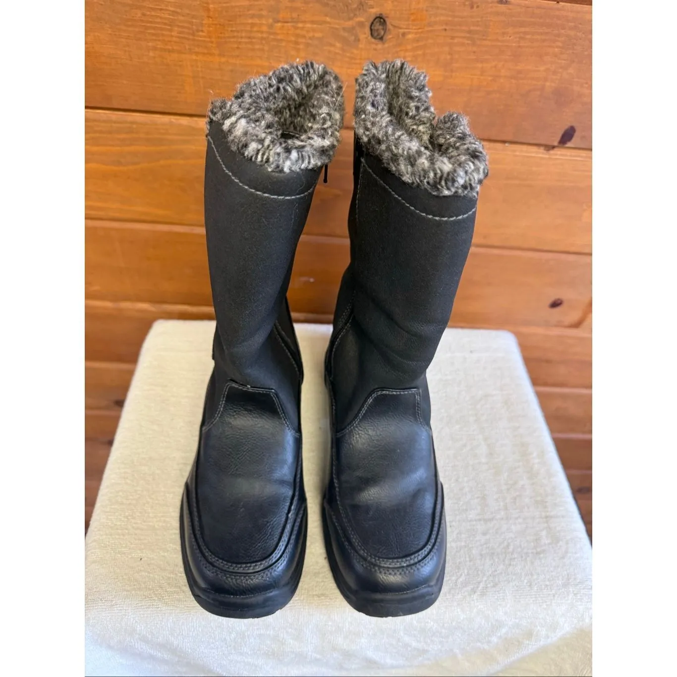 Weatherproof Delta Winter boots Sz 7.5 Black - Image 6