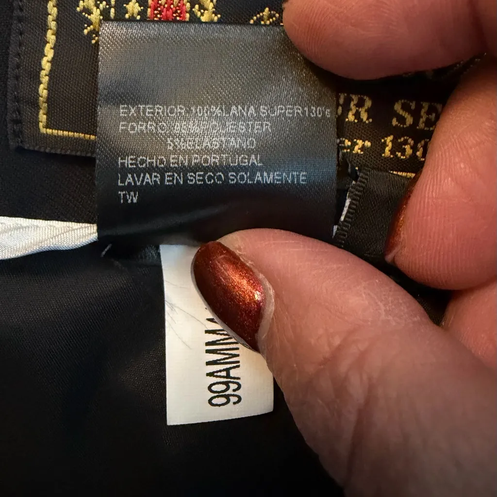 Antonio Melani Italian Loro Piana Luxe Wool Pencil Skirt Black Size 12 NWT - Image 9