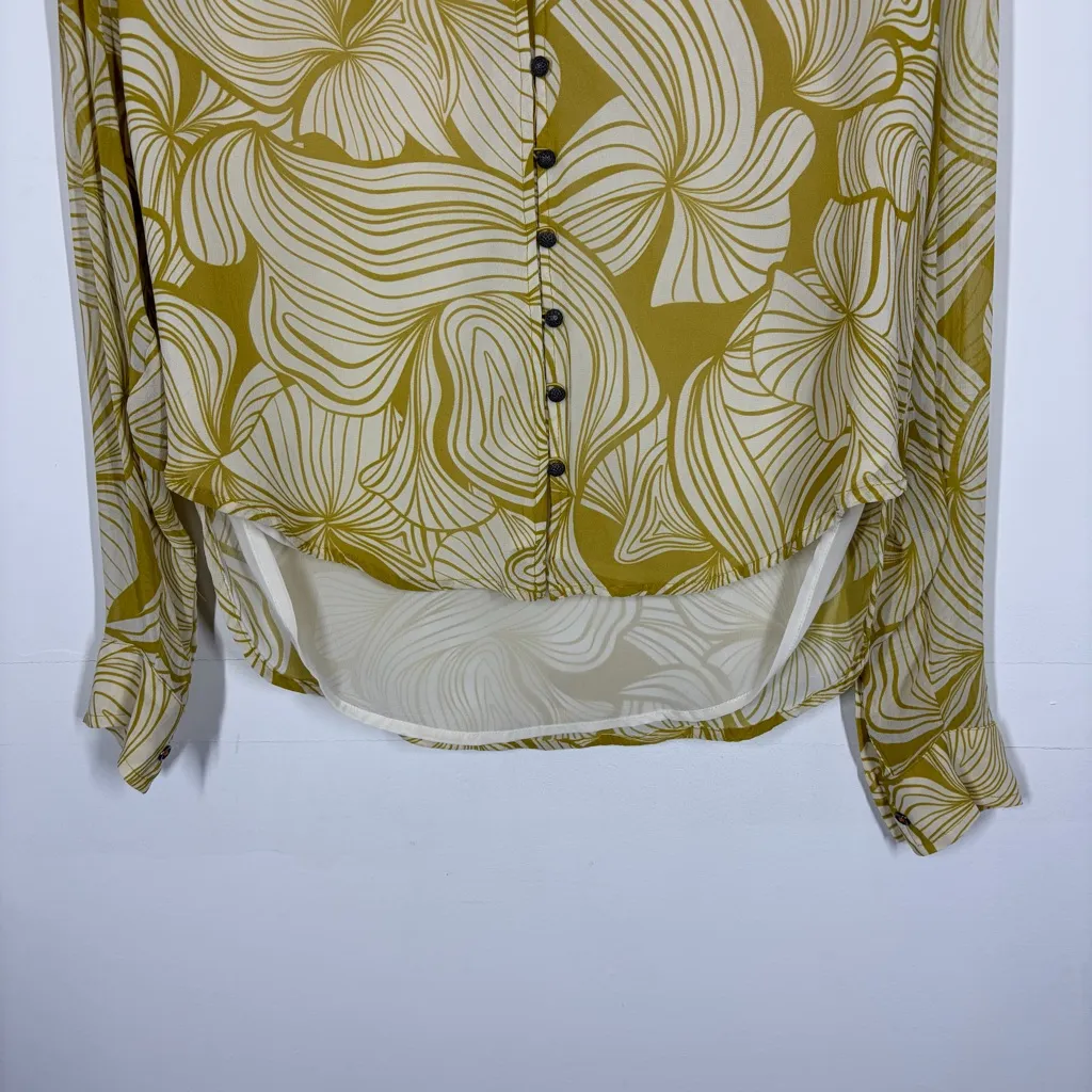 Anthropologie Pilcro Long Sleeve Blouse Size XXS - Image 6