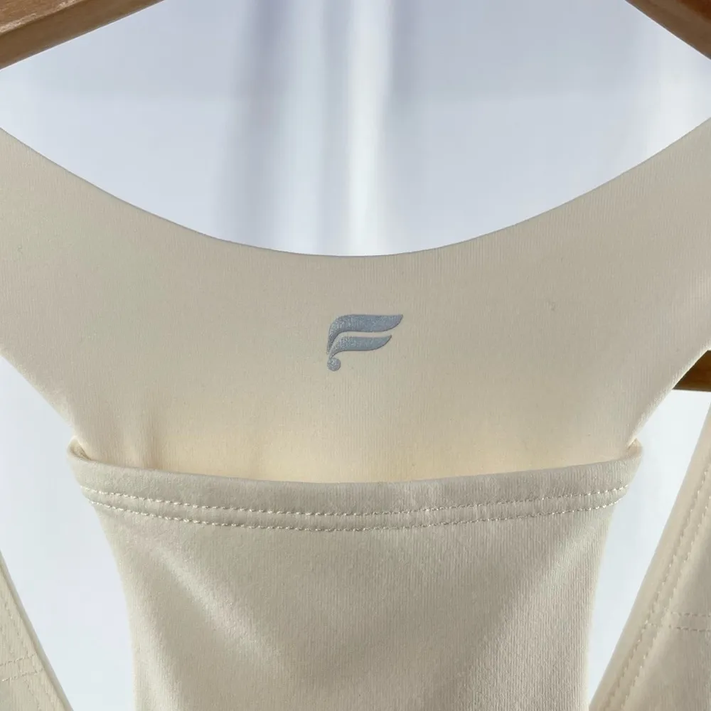 Fabletics On-The-Go Built-In Bra Dress in Egret Size‎ Medium - Image 6