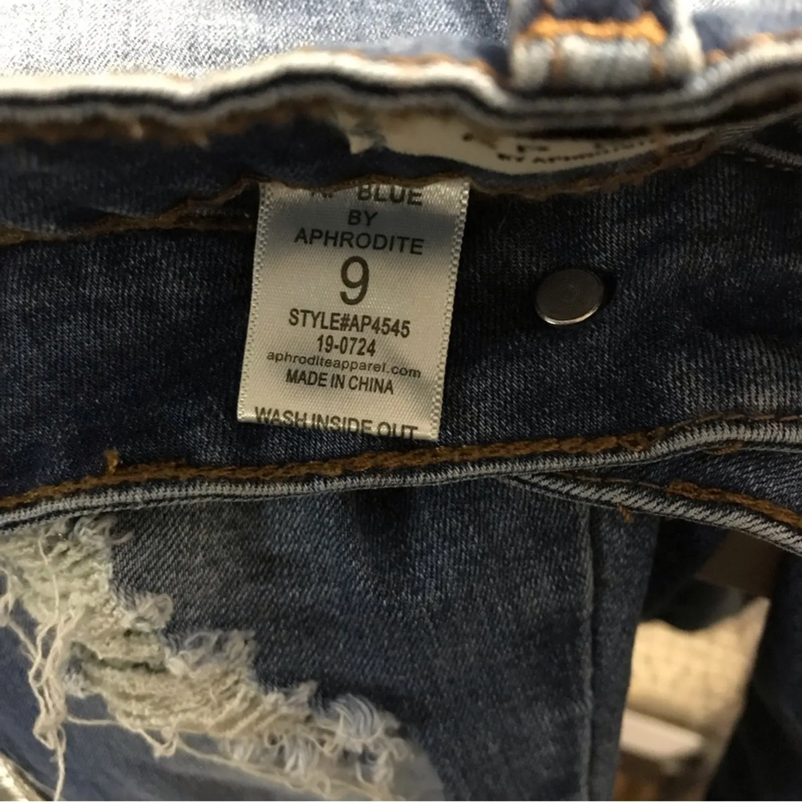 Aphrodite AP Blue Cowgirl Fringe Festival Jean 9 Juniors Western Costal Cowgirl - Image 12