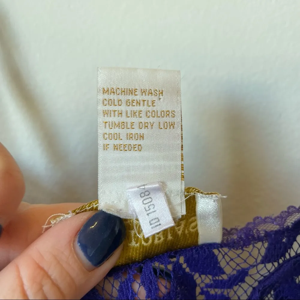 Vintage Victoria's Secret Purple Satin Slip - Image 6