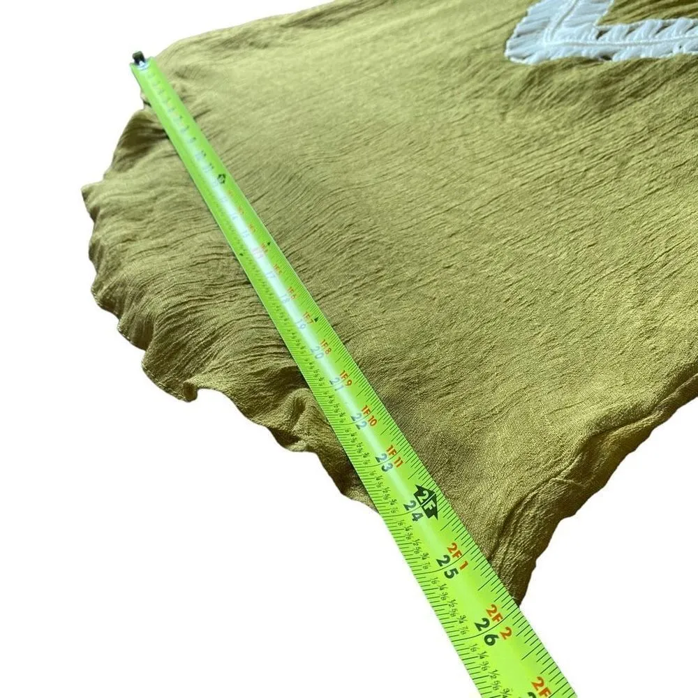 Wishlist Boho Chartreuse ￼Crochet Tunic Top - Image 6