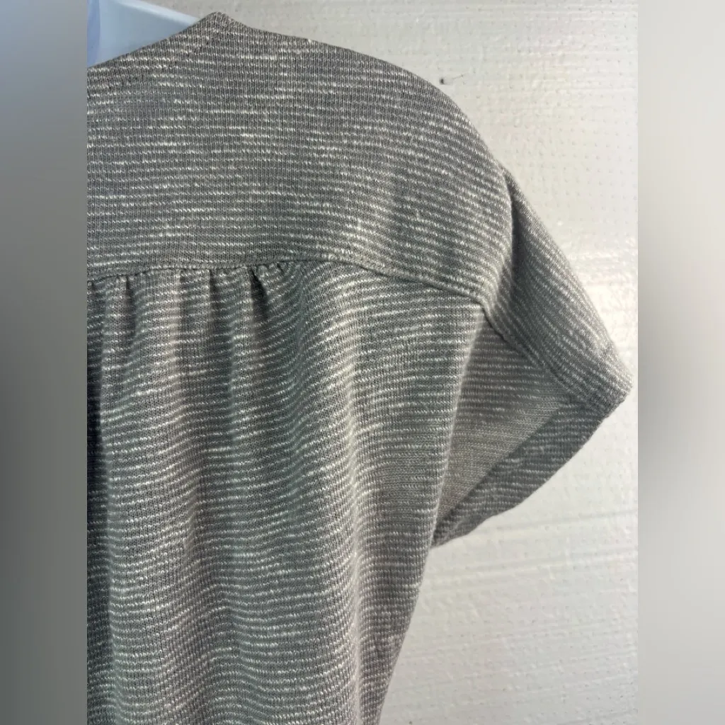 Juicy Couture S Babydoll Stretch Gray Scoop Neck Long Top - Image 8