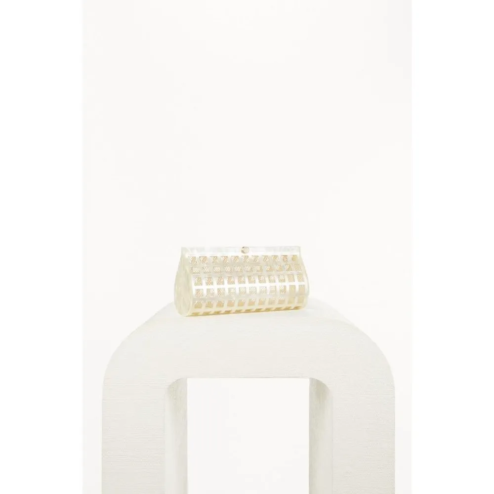 💕CULT GAIA💕 Alana Acrylic Shoulder Bag ~ Ivory NWT - Image 6