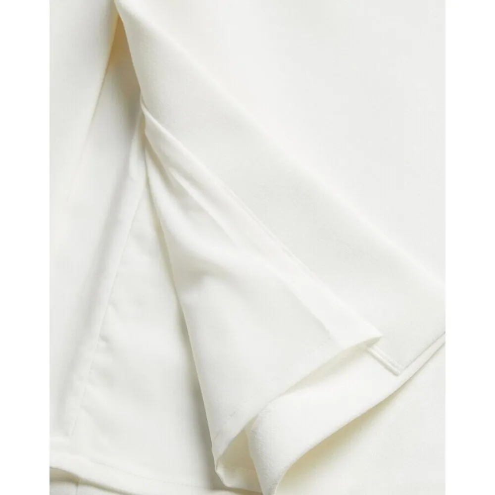 NWT TED BAKER Tilolah in White Seam Detail Bodycon Pencil Sheath Dress 3 / M - Image 5