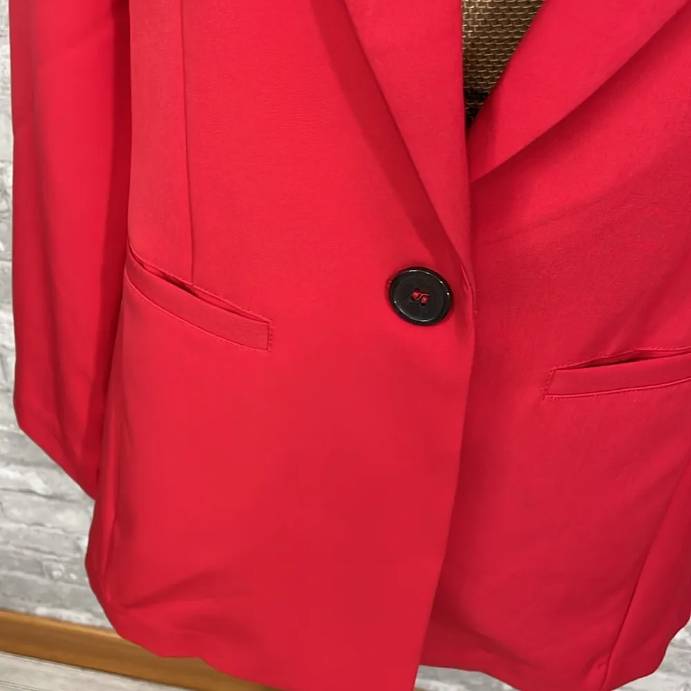 Sanctuary Red One Button Blazer - Image 2