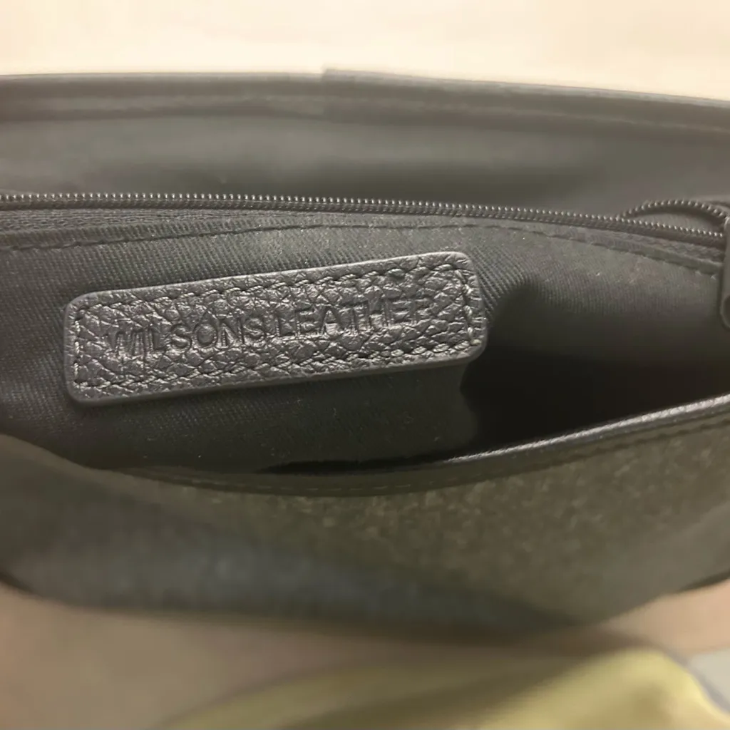 Bag Wilson Leather Gray Crossbody Bag Like NEW! No flaws - Image 6