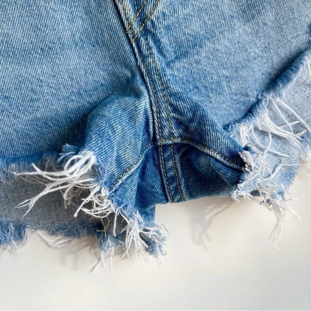 Levi’s Premium 501 Button Fly Destroyed Shorts (Luxorlight) - 31 - Image 9