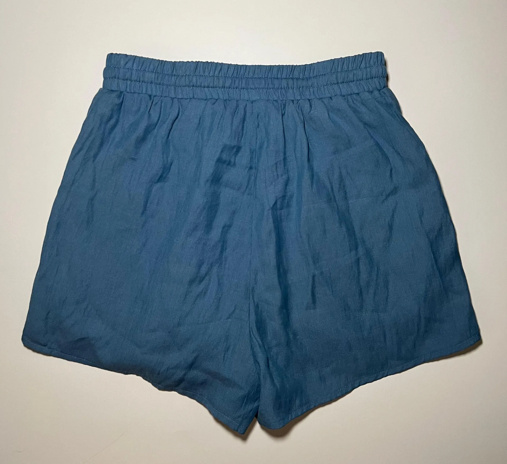 New With Tags  Blue Shorts l Size 0 l 100% Polyester - Image 3
