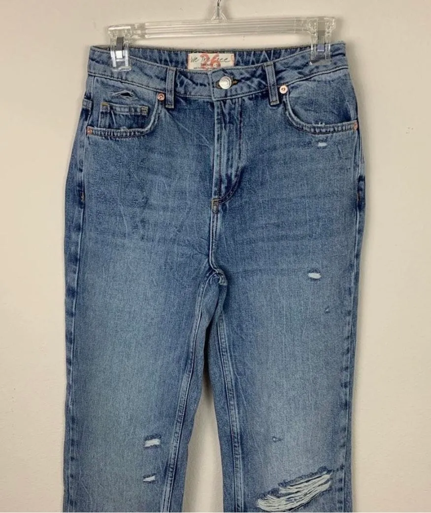 High Rise Straight Leg Jeans - Image 5