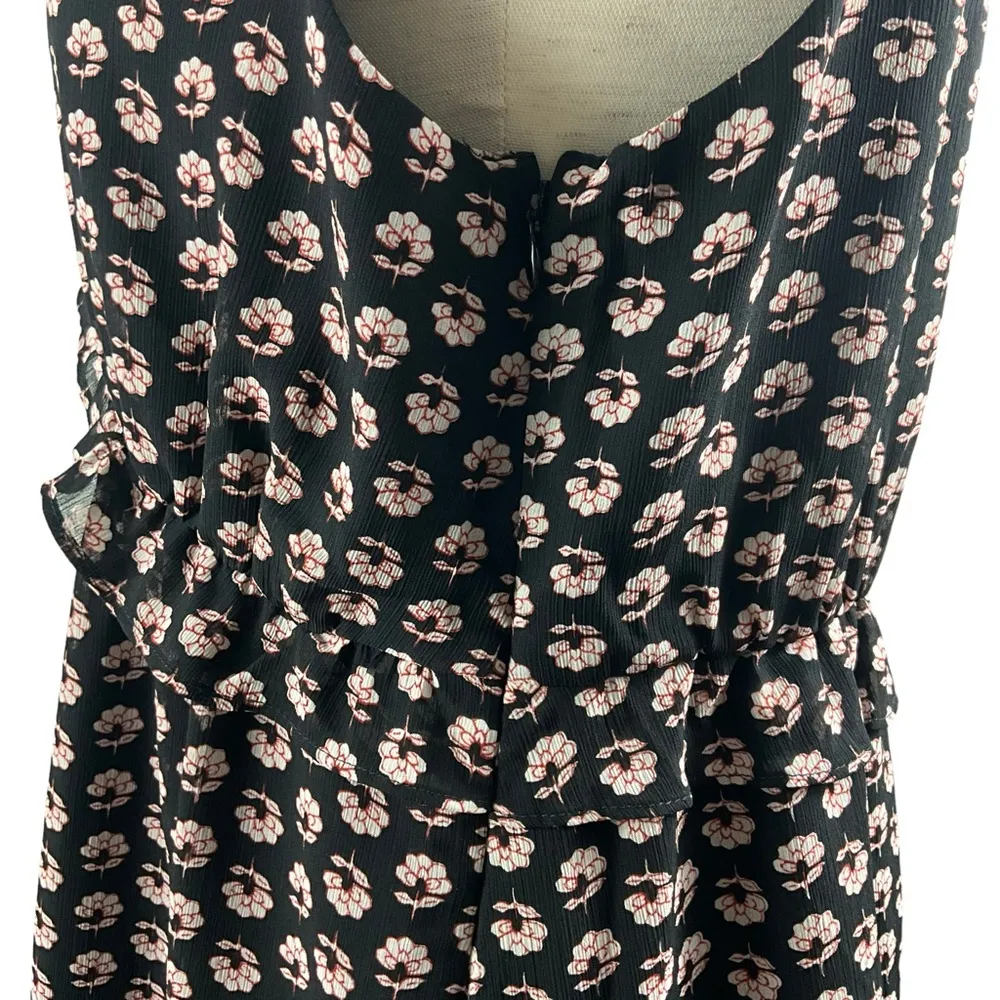 J.Crew Ruffle V Neck Floral Cap Sleeve Dress NWT - Image 11