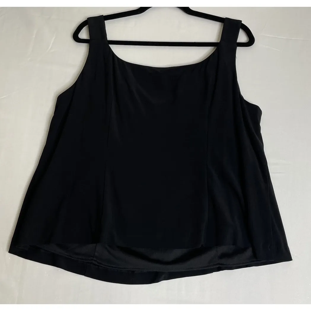 Alex Evenings Womens 2X 2 Piece Set Tank Top Jacket Black Embellished‎ NEW Party - Image 4