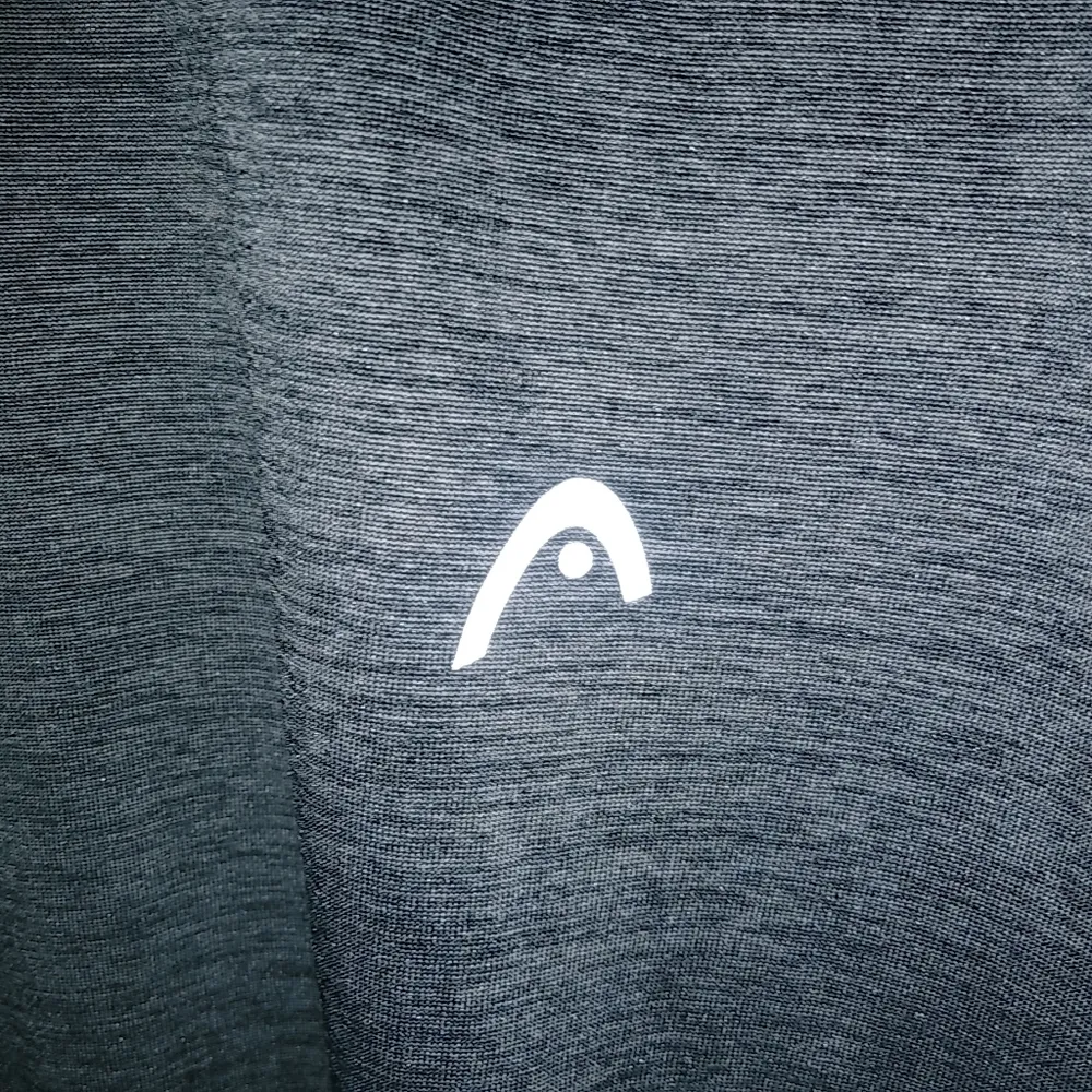 HEAD M Dark Gray Reflective Athletic Top - Image 3