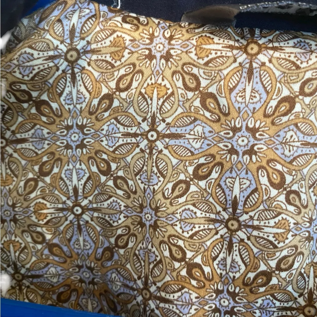 George Me Mark Eisen Silver chain toggle jacket Coat Coastal Nautical Fisherman Blue Size M - Image 7