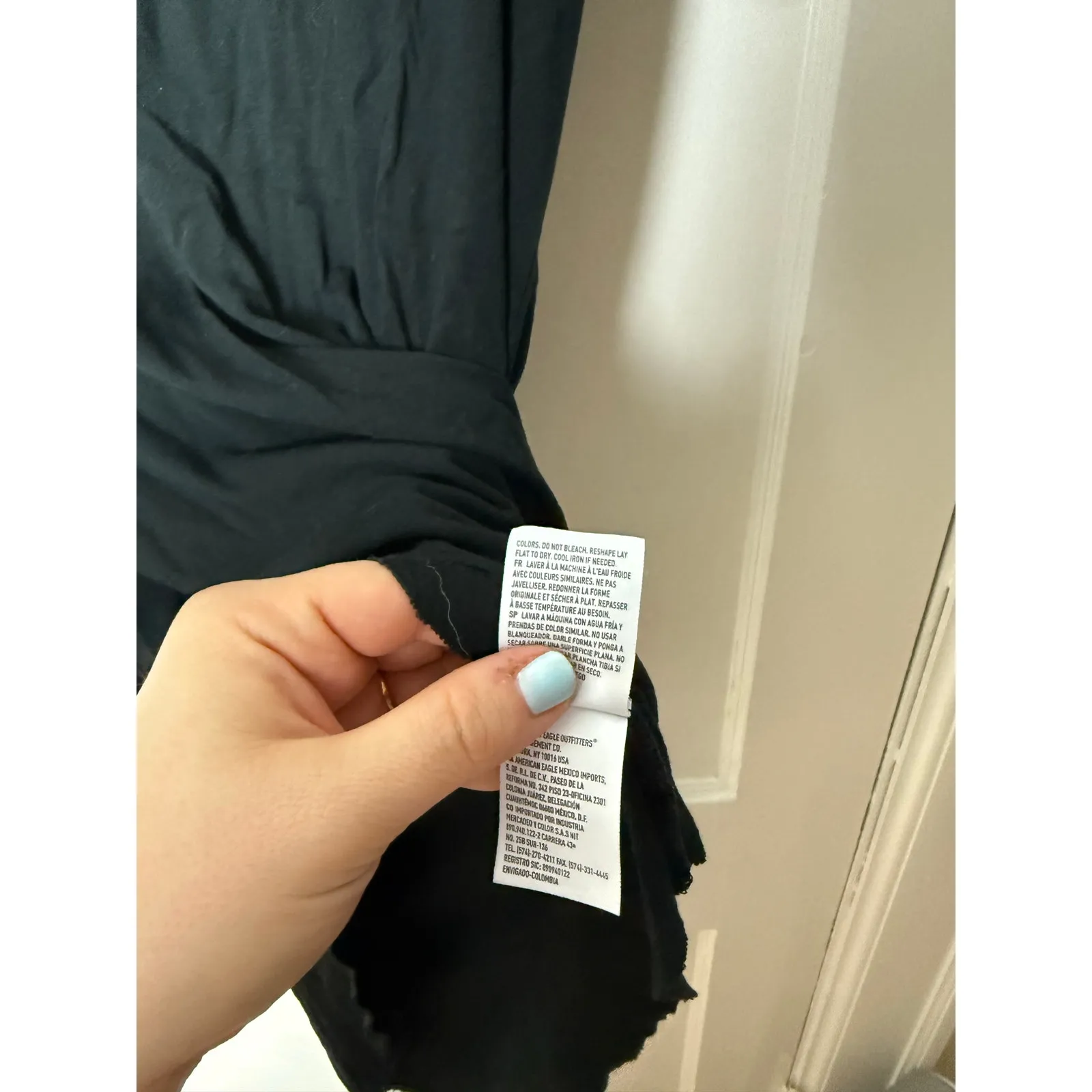 American Eagle Outfitters Black Jersey Knit Soft and Sexy Short Sleeve T-shirt S - Image 6