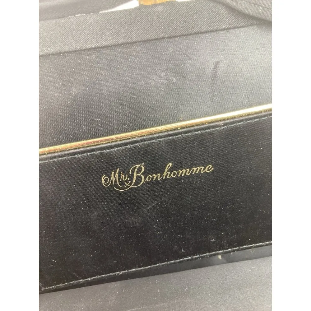 Vintage Mr. Bonhomme Purse Black Cocktail Party Retroglam 60's Mid Century Glam - Image 6