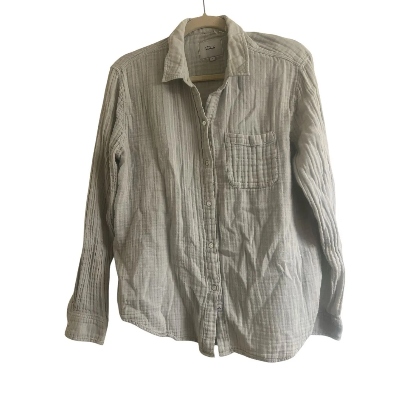 ✨Rails Ellis Meadow Mint Cotton Button Down Sz Large Shirt✨ - Image 2