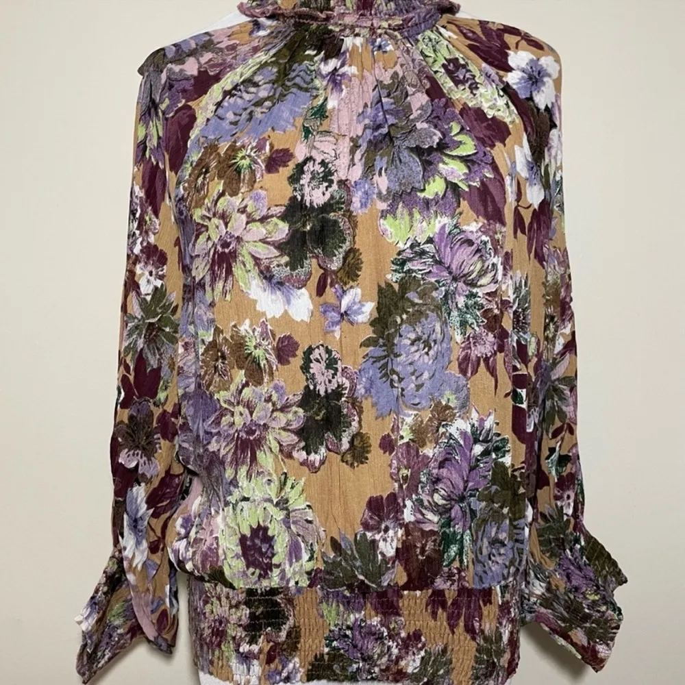 NWT Raga Dear Dahlia Cold Shoulder Blouse - Image 4