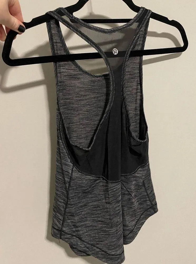 Black/grey Lululemon tank top - Image 2