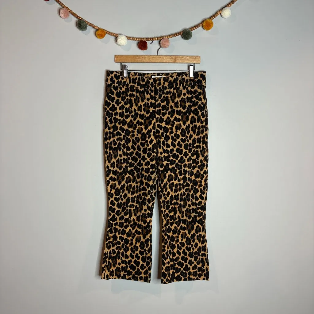 FRAME Mini Boot Cheetah Print Trousers - Image 2